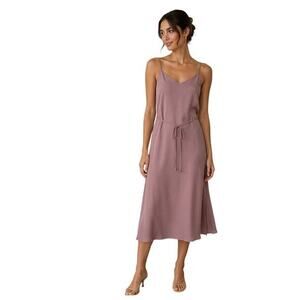 Lulus V-Neck Slip Dress in Mauve size Small NWT
